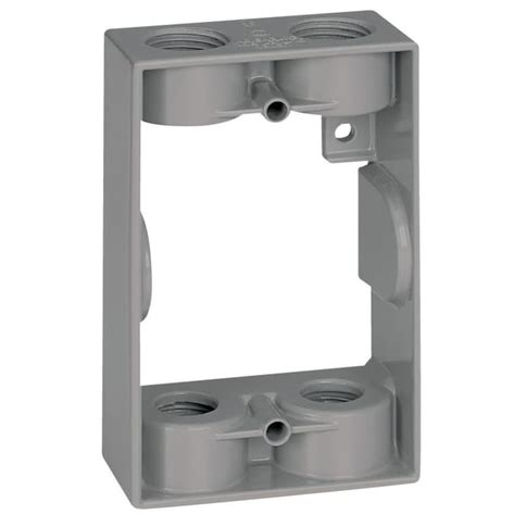 outlet box extender metal|exterior electrical outlet box extender.